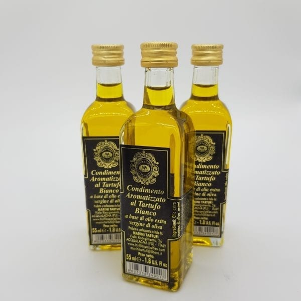 Truffelolie met witte truffel aroma uit Acqualagna le Marche