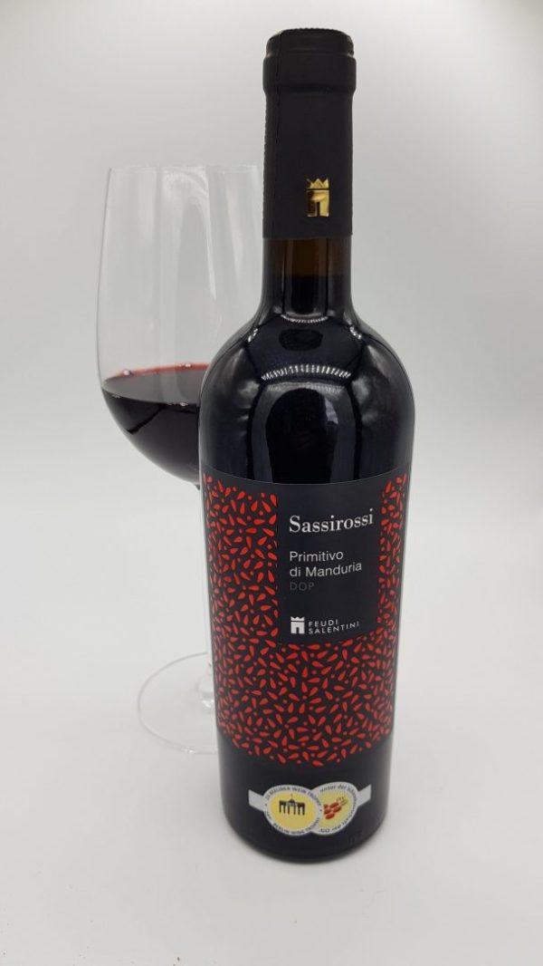Sassirossi Primitivo di Manduria Feudi Salentini top wijn uit Puglia