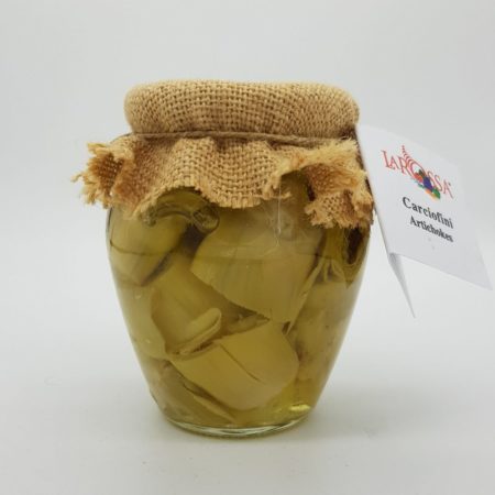 Artisjokkenharten op olie uit zuid Italië Campania