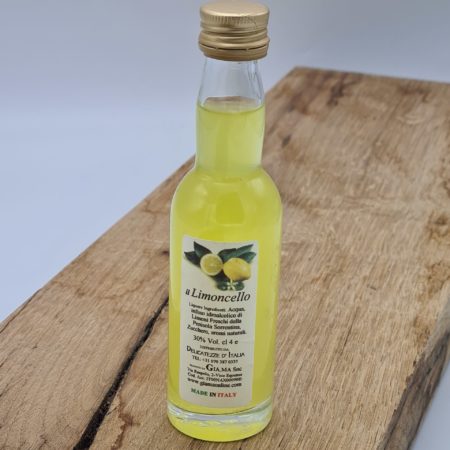 Limoncello mini 4 cl uit zuid west Italie