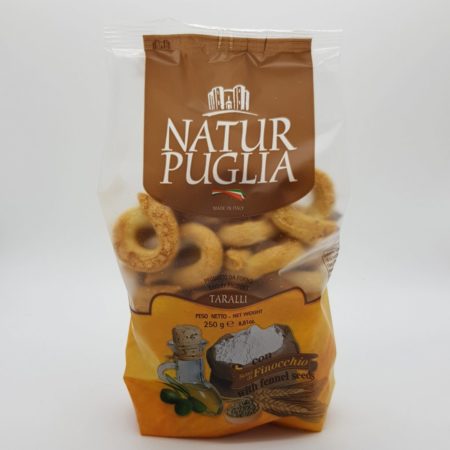 Taralli uit Puglia met venkel smaak