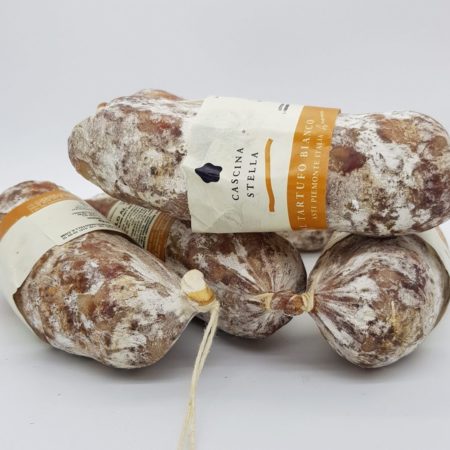 Salami met witte truffel uit Piemonte