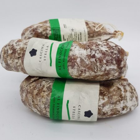 Italiaanse venkel salami uit Piemonte