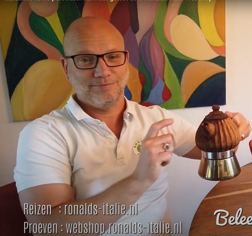 Italiaanse koffie percolator