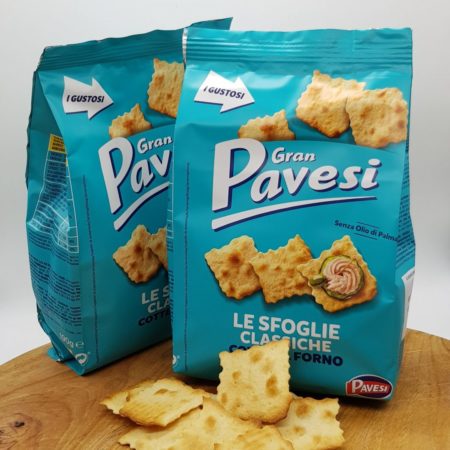 Gran Pavesi Le Sfoglie crackers ideaal voor de Italiaanse borrel