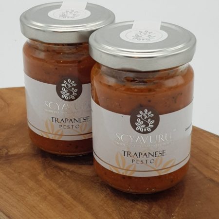 Pesto Trapanese de rode Pesto van Sicilie