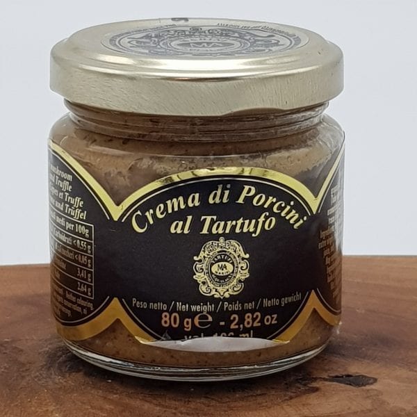 Porcini met truffel saus een top product uit Italie