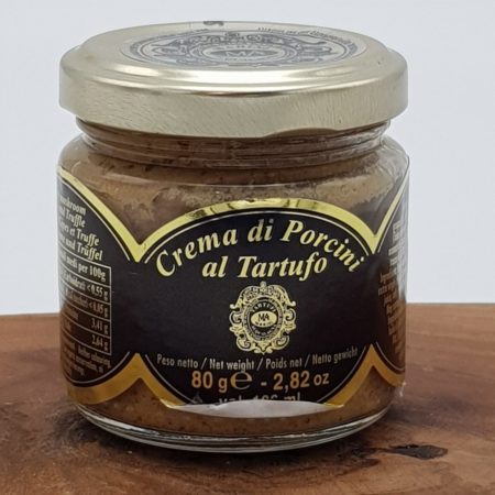 Porcini met truffel saus een top product uit Italie