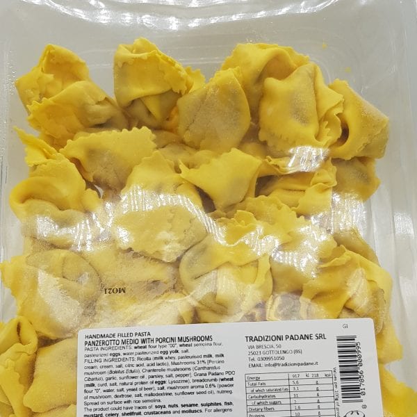 panzerotto pasta met eekhoorntjesbrood