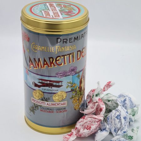Amaretti koekjes uit Saronno in een prachtig retro blik
