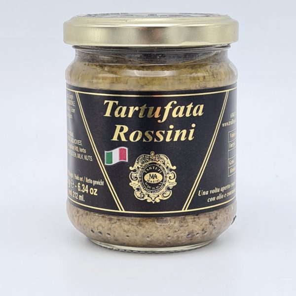 Tartufata Rossini truffel saus uit Aqualagna Italie le marche