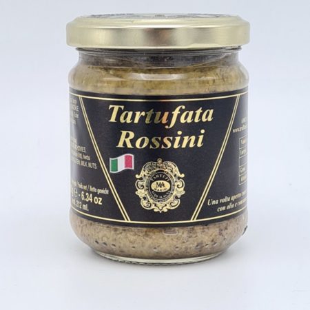 Tartufata Rossini truffel saus uit Aqualagna Italie le marche
