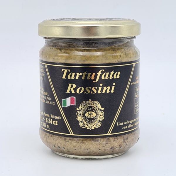 Tartufata Rossini truffel saus uit Aqualagna Italie