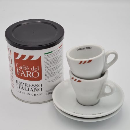 Caffe del faro pakket met top koffiebonen uit Italie