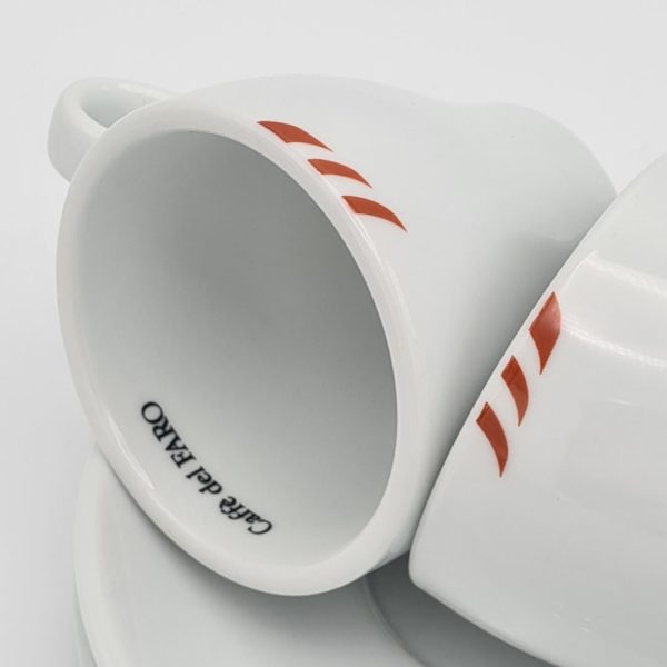Cappucino kop en schotel van caffe del Faro 2