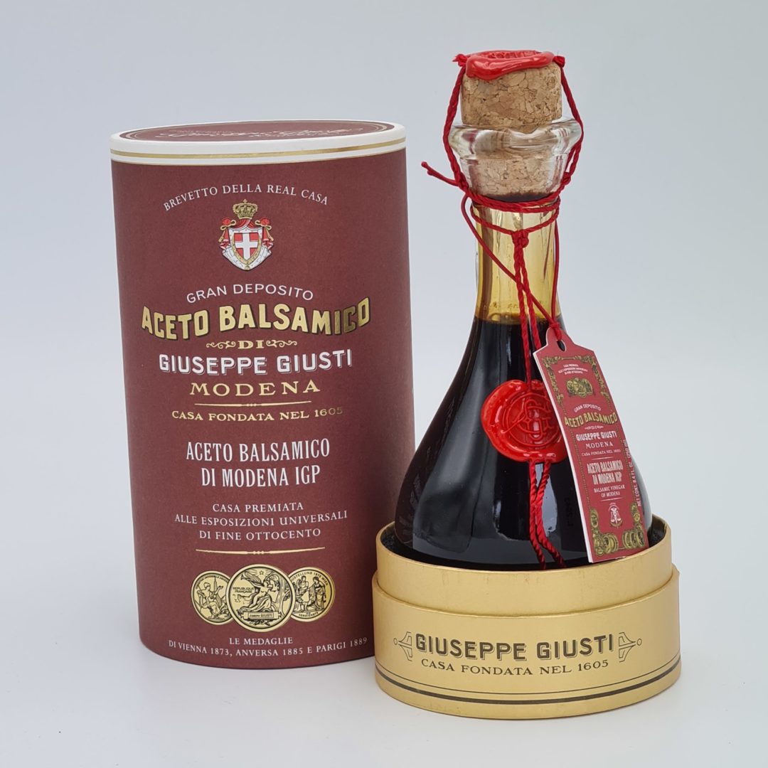 Balsamico-azijn-12-jaar-oud-van-Giuseppe-Giusti Balsamico azijn 12 jaar oud van Giuseppe Giusti