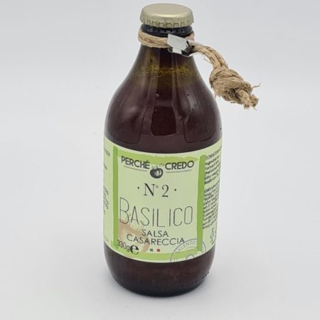 Salsa basilico van perche ci credo fijne pasta saus